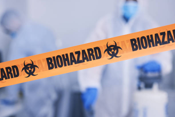 Professional Biohazard Cleanup technician working in Leesburg, NJ